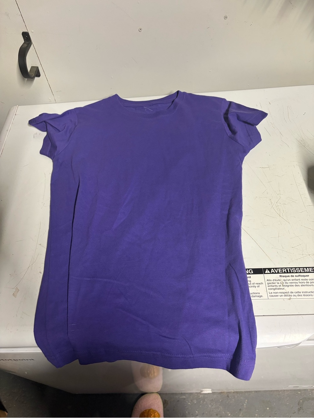 Women's Purple Crewneck Short Sleeve Top/shirt size small